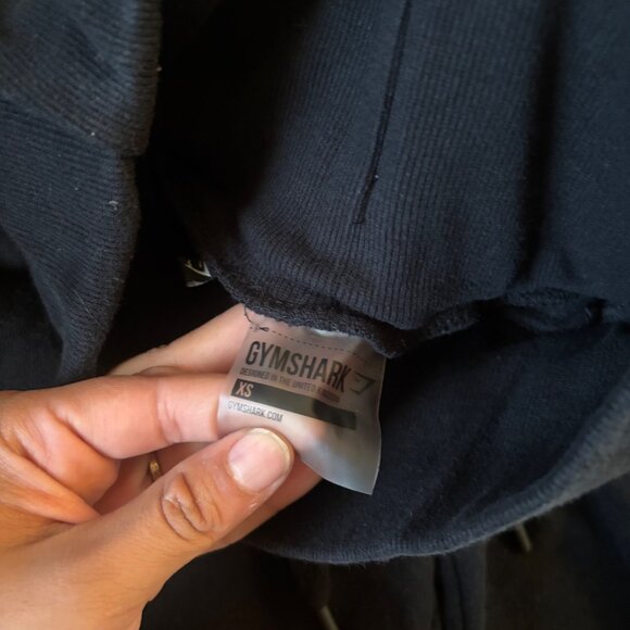 Gymshark Womens Black Joggers XS Drawstring Waist Slim Fit Stretchy Knit - Picture 4 of 6